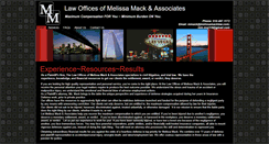 Desktop Screenshot of melissamacklaw.com
